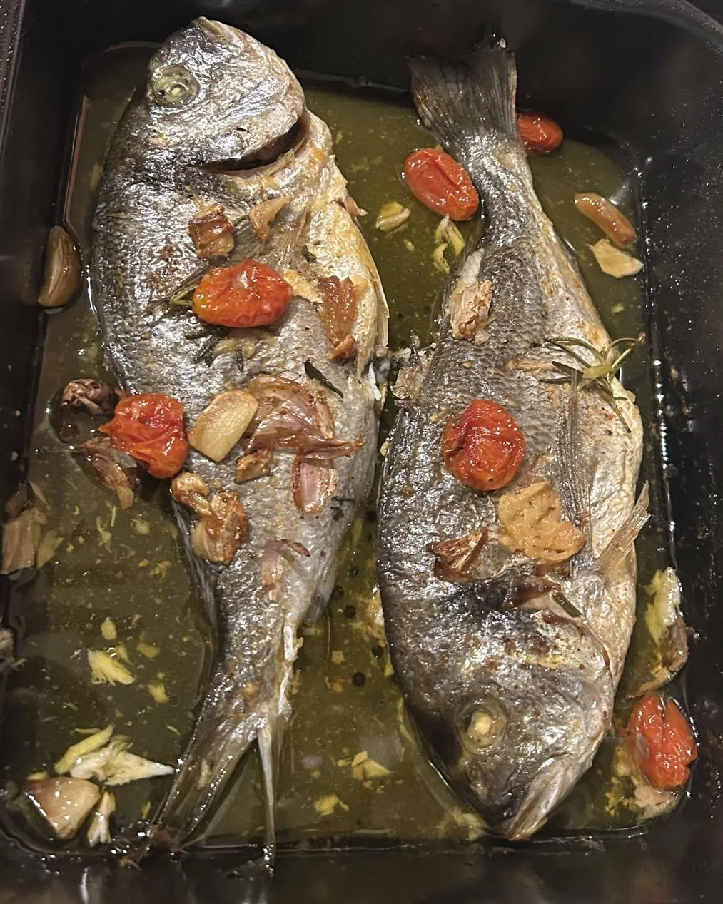 Pieczona dorada