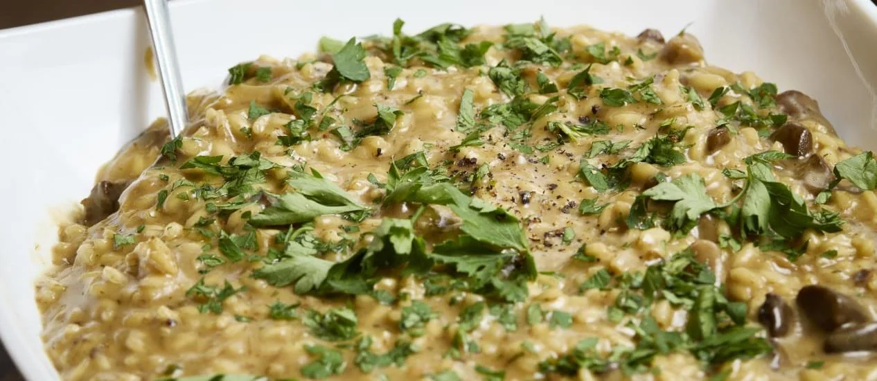 Risotto z borowikami i podgrzybkami